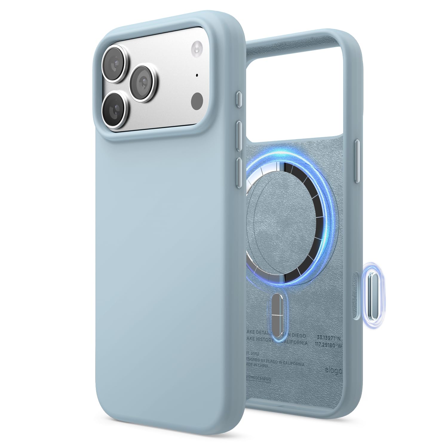 elago Magnetic Silicone Case for iPhone 18 Pro Max & iPhone 17 Pro Max