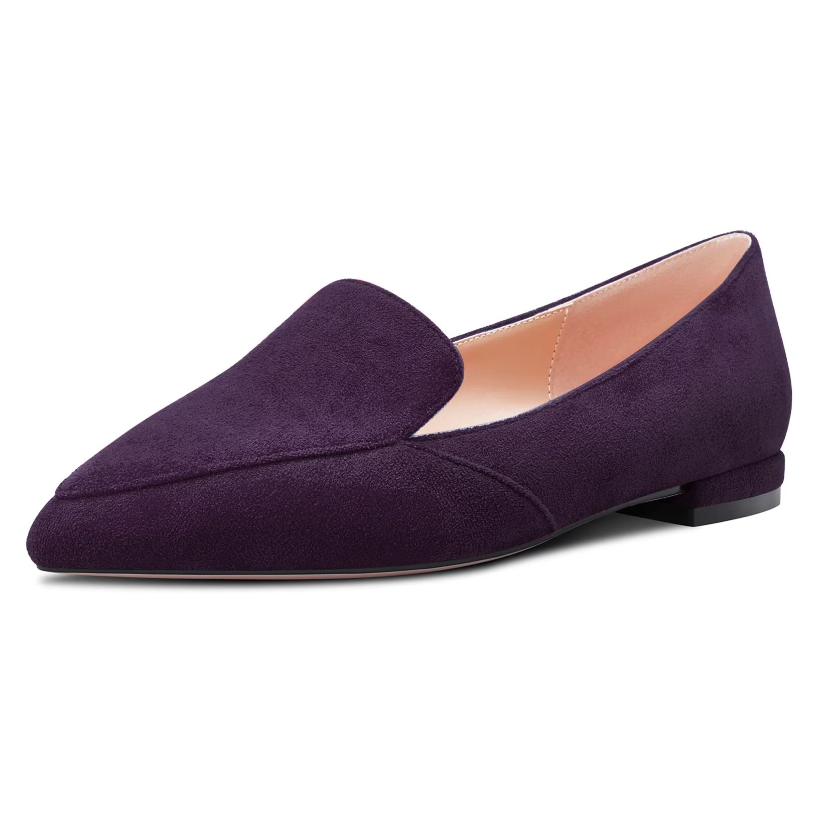 Castamere Women's Low Heel Heel Pointed Toe Slip-On Pumps Wedding Office Shoes