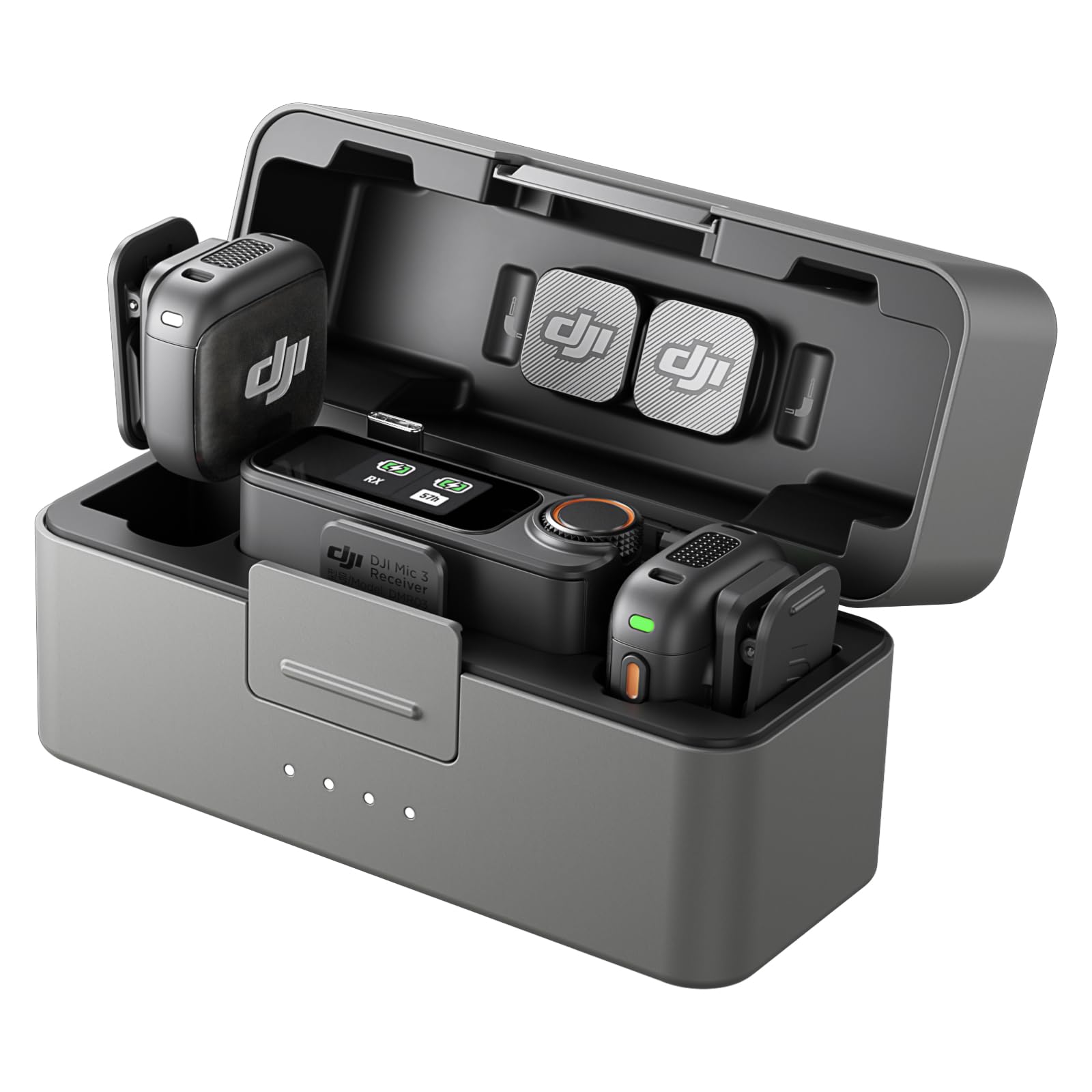 DJI Mic 3 (2 Transmitters + 1 Receiver + Charging Cradle) Wireless | Mini Microp
