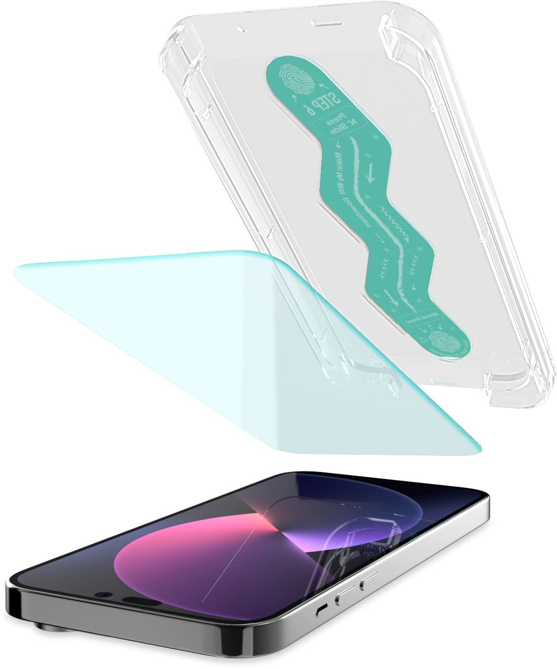 Smartish 2 Pack Tempered Glass Screen Protector for iPhone 14 Pro Max - Tuff She