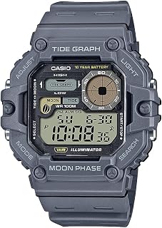 Casio Illuminator Tide Graph Moon Phase 10-Year Battery Digital Watch