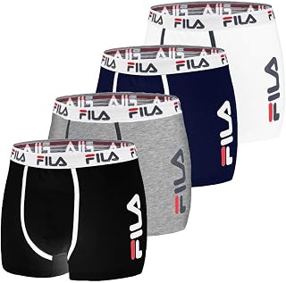 FILA Men's Boxer Shorts (Pack of 4)