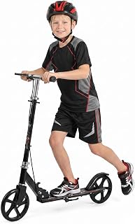 BEOSIOR Kick Scooter for Kids Ages 8-12, 2-Wheel Foldable Kids Scooter | with Adjustable Handlebar, 200mm Big Wheels, Handbrake, 100kg Capacity for Boys, Girls & Teens
