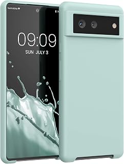 kwmobile Housse Compatible avec Google Pixel 6 Coque - Housse de téléphone Protection Souple en TPU Silicone - Menthe Mat