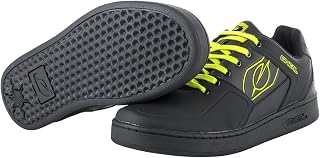 O'NEAL | Mountain Bike | MTB Downhill Freeride | Vegan | Compatible with SPD Pedal Plate, Durable and Lightweight, Breathable | Spiked Shoes SPD V.24 | Adult | Grey Black