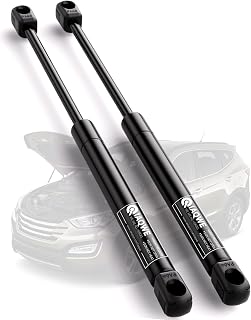IAQWE Front Hood Gas Struts for Hyundai Santa Fe Sport & XL 2013-2019, 2Pcs | Hood Lift Support Gas Shocks Spring for Santa Fe, Santa Fe Sport & Santa Fe XL; Fits 2013-2019 Front Hood Models, SG367023