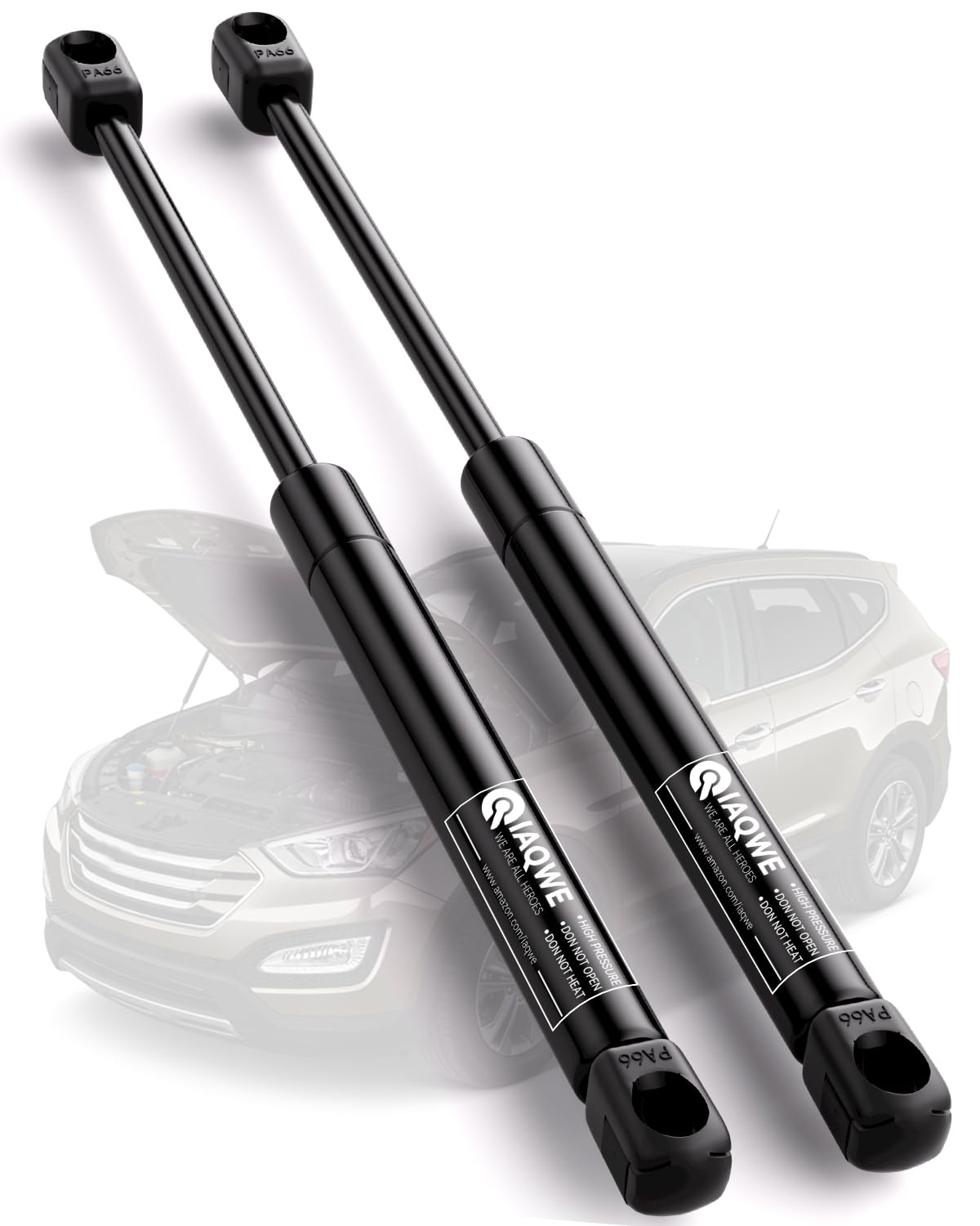 IAQWE Front Hood Gas Struts for Hyundai Santa Fe Sport & XL 2013-2019, 2Pcs | Ho