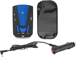 Cocoarm Detector Car Detection Device 360 Degree Detection 200-800m Range GPS Speed Alert Super Heterodyne Technology with Auto Mute System for VG-2 Immunity (Blue)