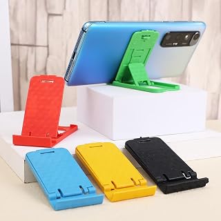 Portable Folding Desktop Mobile Phone Holder Universal Design Black Travel Mobile Phone Holder