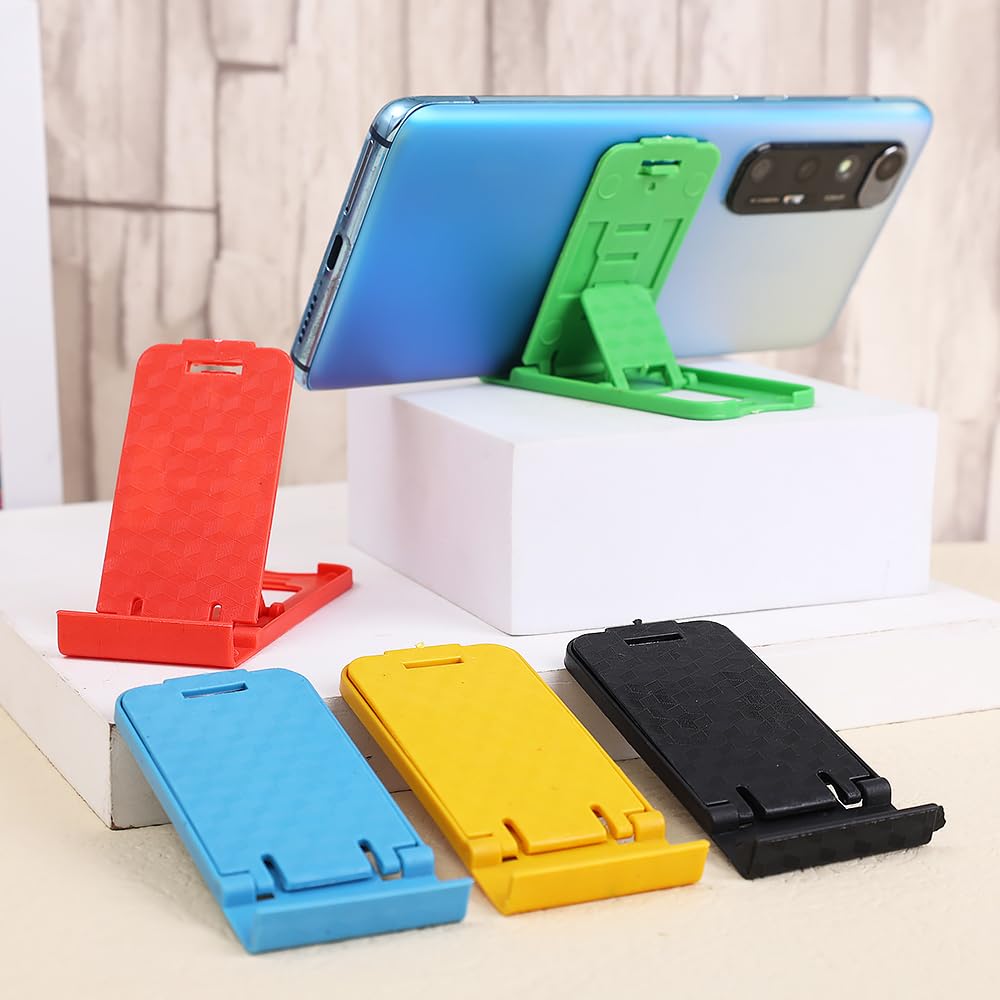 Portable Folding Desktop Mobile Phone Holder Universal Design Black Travel Mobil