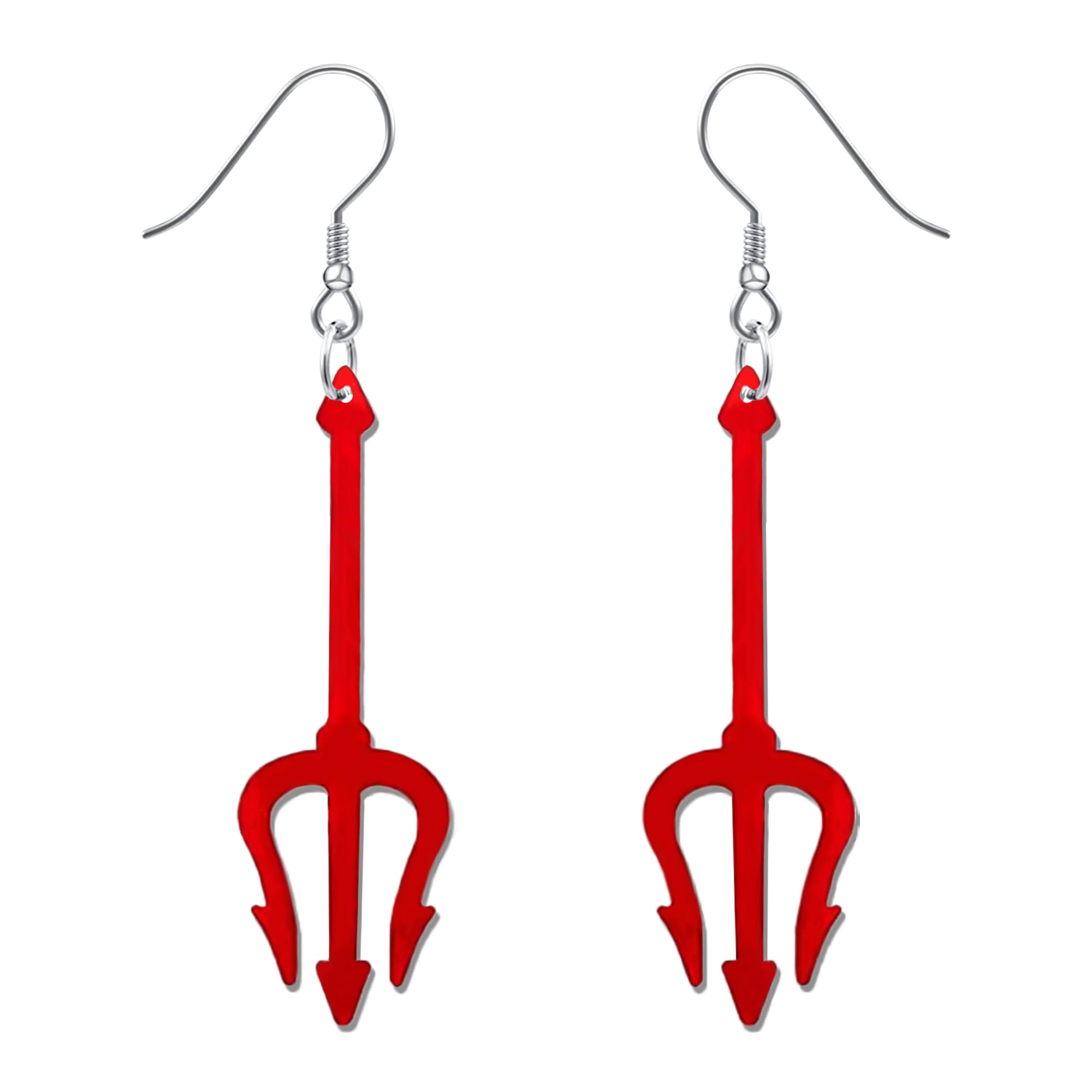 PEALICIOUS Halloween Earrings for Girls Matching Halloween Gothic Costumes | Red