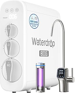 Waterdrop G3P800 Umkehrosmoseanlage, Osmoseanlage Trinkwasser, 800 GPD
