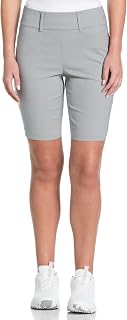 PGA Tour Womens 9.5” Pull-on Golf Shorts with Tummy Control, Performance Stretch, Moisture-Wicking, Sun ProtectionGolf Pants