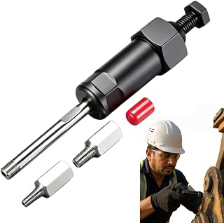 Heavy Duty Grease Fitting Unclogger Tool for Industrial Equipment | 600+ PSI Hydraulic Cleaning Tool with M6/M8 Adapters, Clears Clogs for Excavators Farm Machinery Tractors