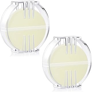 Maitys 2 Pcs Thread Wax Beeswax for Hand Sewing,Colorless, Clear Case | Conditioner for Embroidery Quilting, Strengthens Sewing Line Reduces Fraying, Clear Case Storage, Natural Beeswax Formula