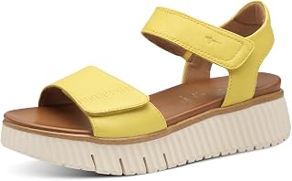 Tamaris Comfort Women's Flat Leather Platform Sandals
