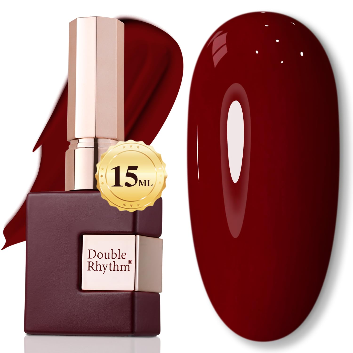 Double Rhythm 15ML Gel Nail Polish Pure Sheer Same Color Same Bottle Soak Off Ge