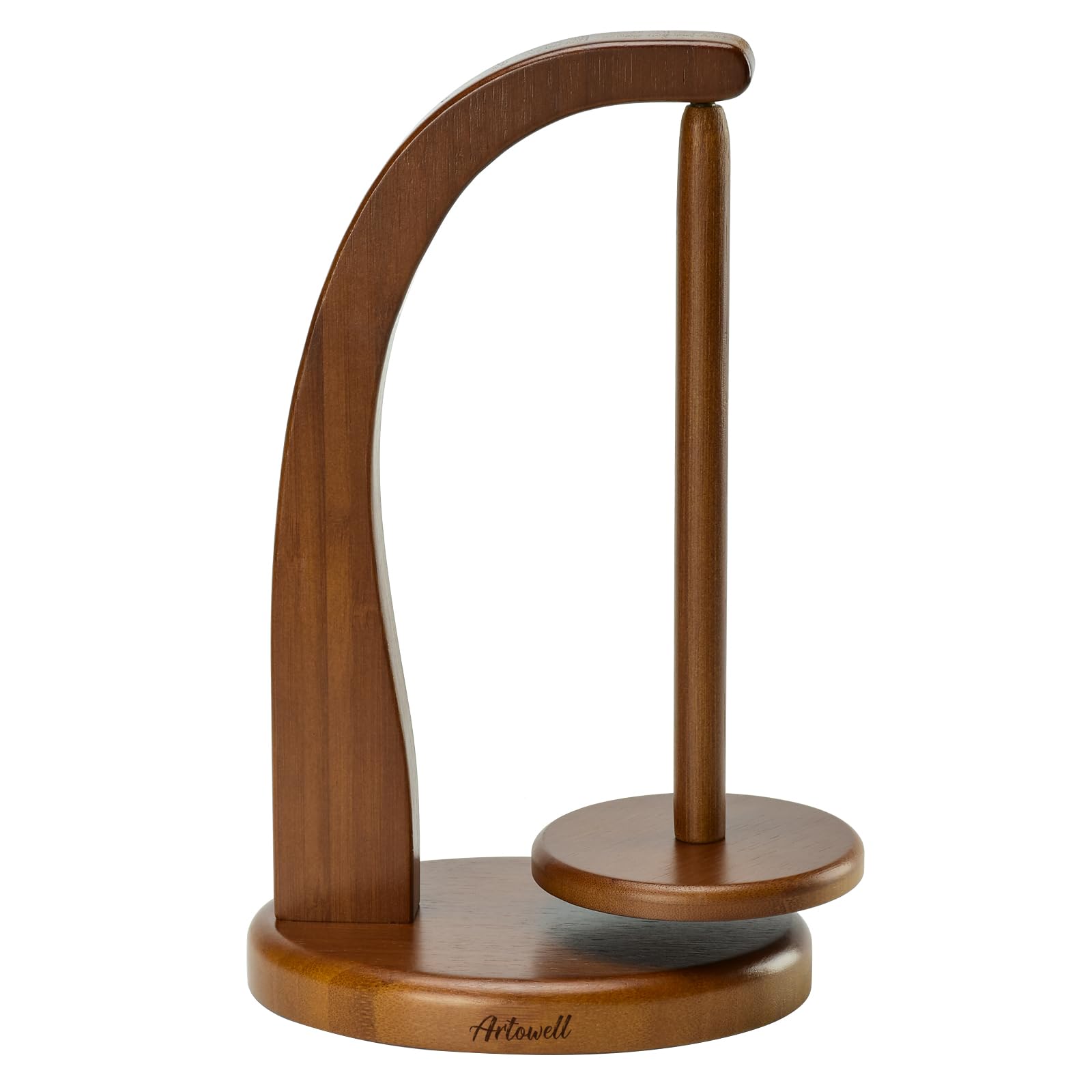 Yarn Holder for Knitting and Crocheting,Crochet Gift for Knitting Lovers,Wooden 