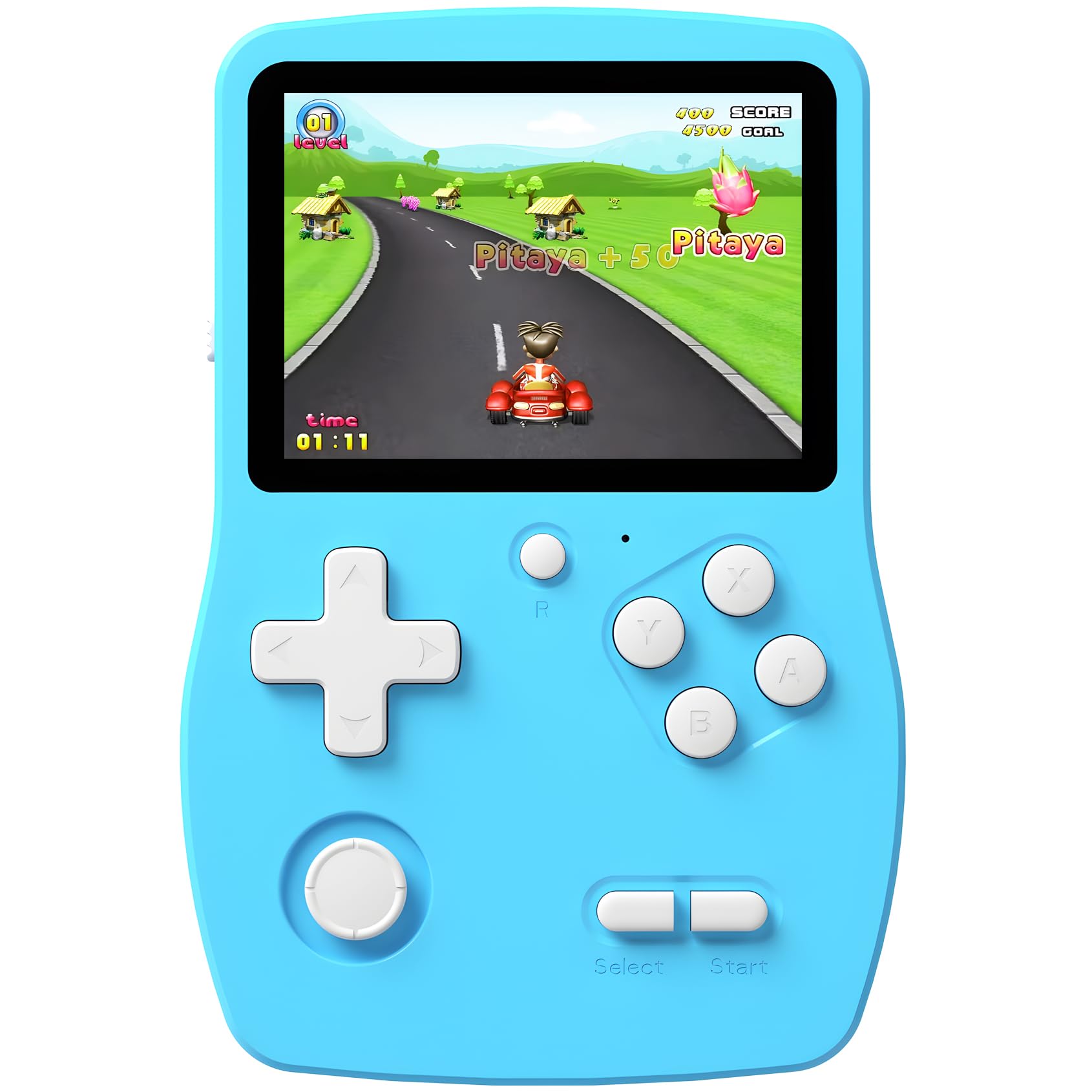 32 Bit Handheld Game Console for Kids Preloaded 139 Video Games, Blue | Retro Ga