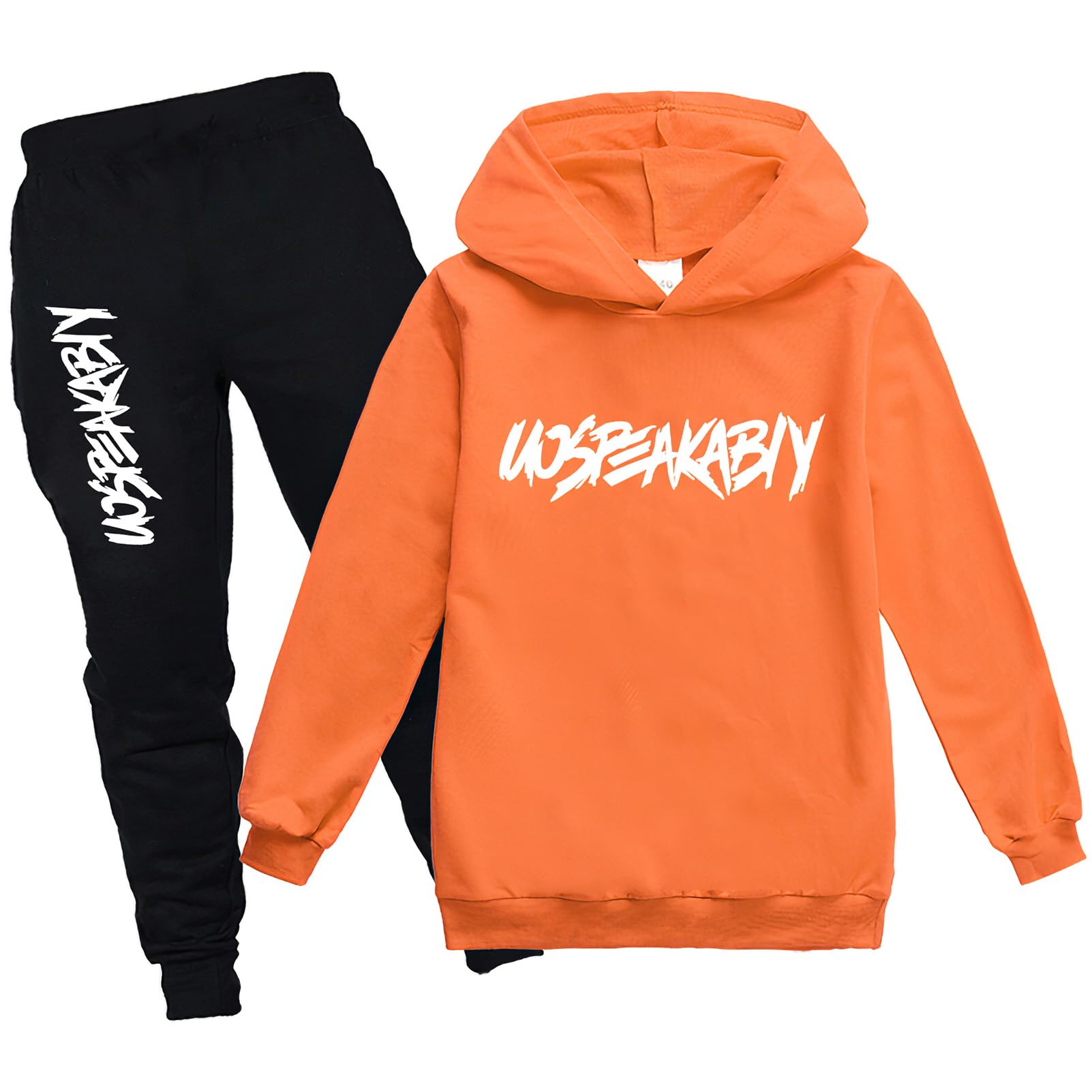 amropi Boys Winter Tracksuit Hooded Jogging Bottoms Set of 2
