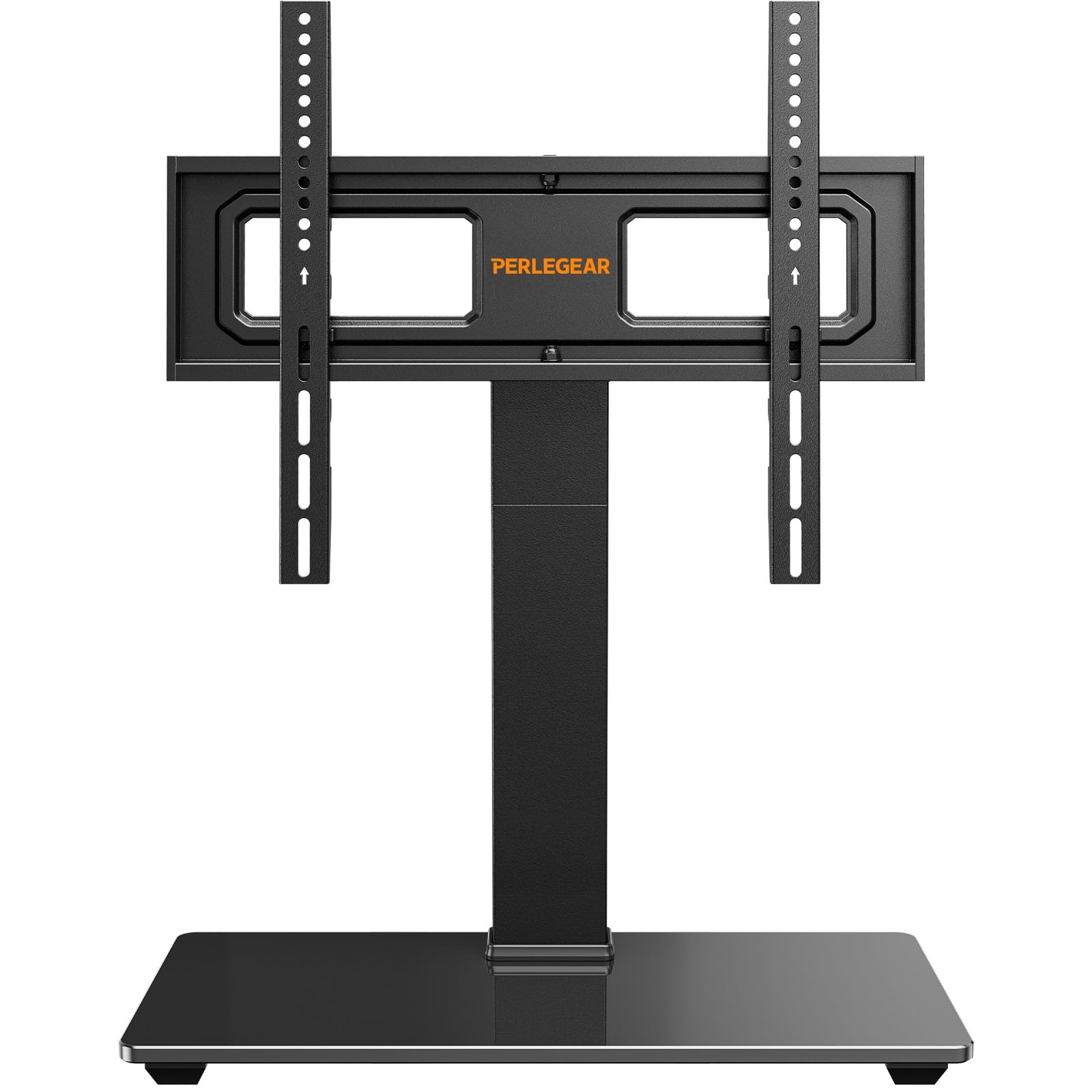 Perlegear Universal Swivel TV Stand Base for 32–70 inch TVs to 99lbs | 8-Level H