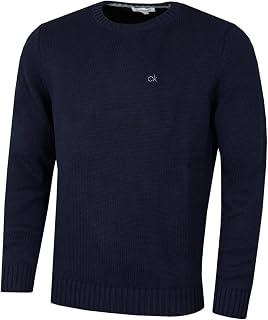 Calvin Klein Compact Cotton Crewneck Sweater Men's Sweater (Pack of 1)