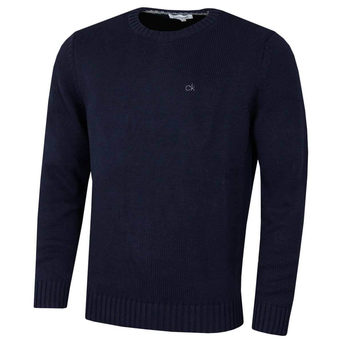 Calvin Klein Compact Cotton Crewneck Sweater Men's Sweater (Pack of 1)