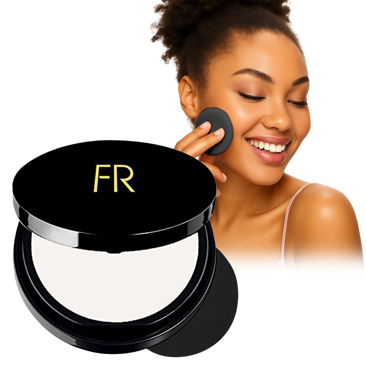 Luxury Oil Blotting Pressed Powder by Flori Roberts, Long Lasting Oil and Shine 