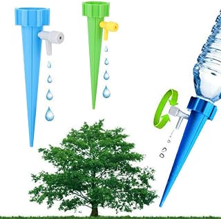 6 Pcs Garden Plant Self Watering Adjustable Stakes Automatic Spike Irrigation System Tools for Outdoor Greenhouse