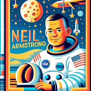 Neil Armstrong: Illustrated Biography for Children: The Astronaut Who Took a Giant Leap for Mankind: The Story of the First Man on the Moon (Illustrated Biographies for Children)