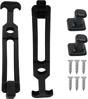 Coufce 2 PCS 7.78" Rubber Flexible Draw Latch Replacement Cooler Latches | T-Handle Hasp Hood Catch, Vehicle Engine Hood, Tool Box, Golf Cart, Farm Machinery