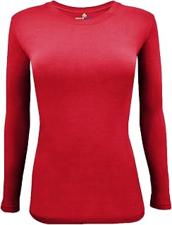 Natural Uniforms Women's Under Scrub Tee Crew Neck Long Sleeve T-Shirt