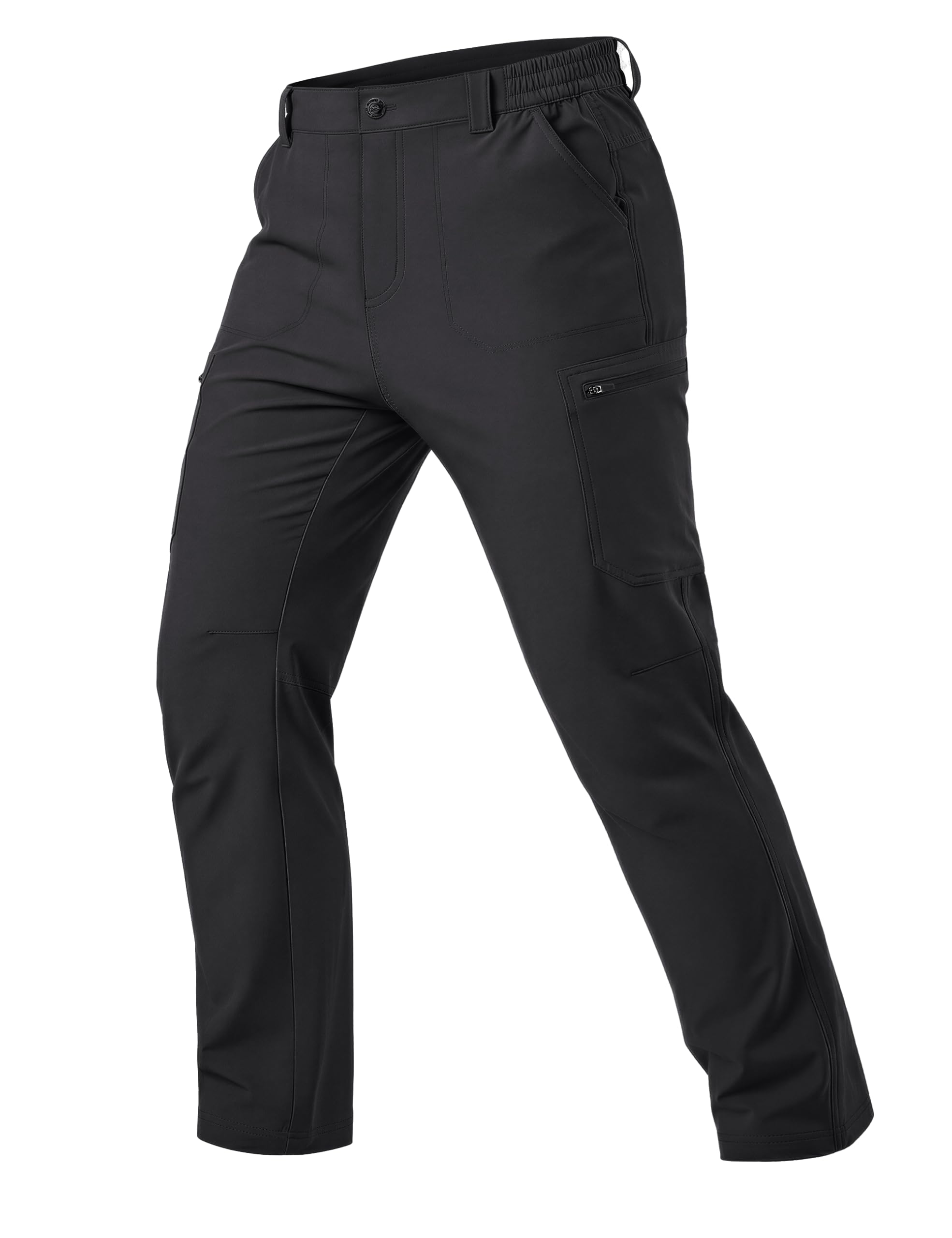 MAGCOMSEN Men's Outdoor Hiking Trousers Water Resistant Work Cargo Pants