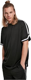 Urban Classics Oversized Stripes Mesh tee Camiseta Hombre (Pack de 1)