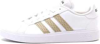 adidas Men's Grand Court TD Lifestyle Court Casual Shoes, Cloud white/savannah/core black, 44 EU / UK 10, Cloud White Savannah Core Black, 44 EU