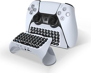 CHAW PS-5 Controller Keyboard Keypad, Bluetooth External Keyboard with Built-in Speaker & 3.5MM Audio Jack for PS-5 Game Dualsense