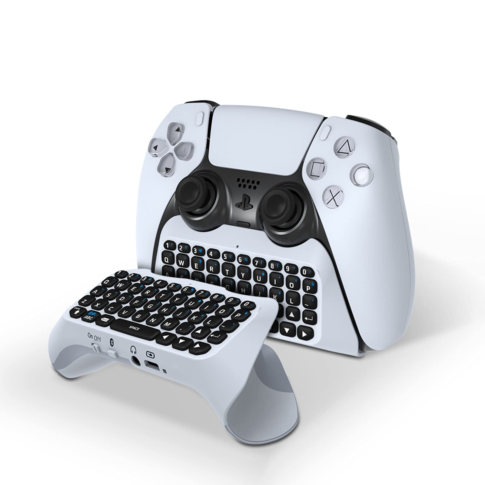CHAW PS-5 Controller Keyboard Keypad, Bluetooth External Keyboard with Built-in 