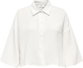 JDY Regular Fit Collar Shirt and 3/4 Sleeves for Women