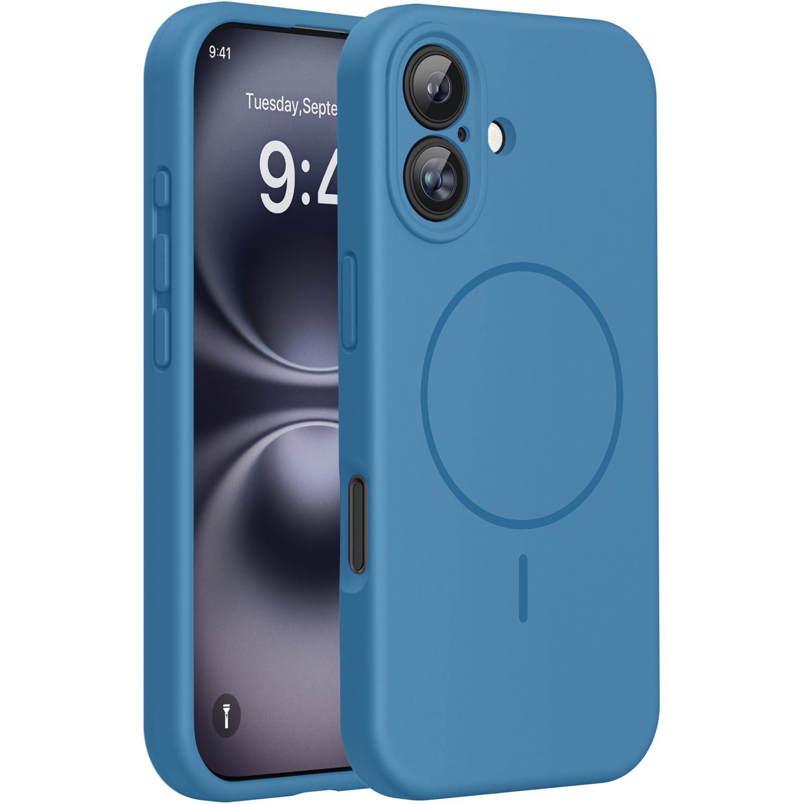 Miracase Compatible with iPhone 16 Case, Soft Microfiber Anti-Scratch Inner Lini