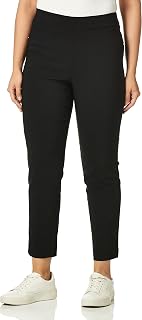 Briggs New York Womens Super Stretch Millennium Slimming Pull-on Ankle Pant