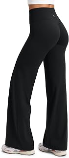 CRZ YOGA Softretch Wide Leg Pants 28"/30"/32" | No Front Seam, Ultimate Comfort, Next to Skin, Yoga, Casual, High Waisted, for Women