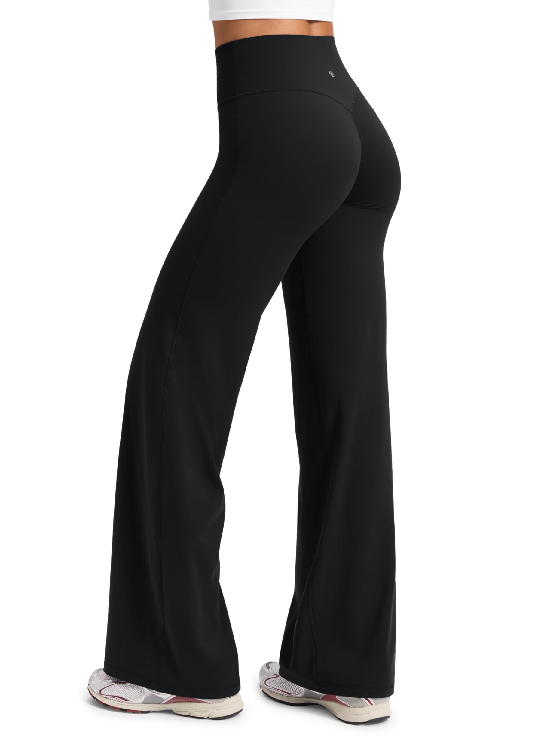 CRZ YOGA Softretch Wide Leg Pants 28"/30"/32" | No Front Seam, Ultimate Comfort,