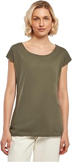 Build Your Brand Women's Bb013-ladies Wide Neck Tee T-Shirt