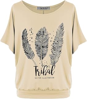Van Der Rich® Women’s Oversized T-shirt with Batwing Sleeves