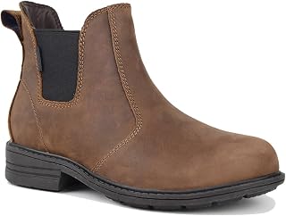 Comfy Moda Women's Waterproof Leather Lined Chelsea Ankle Boots