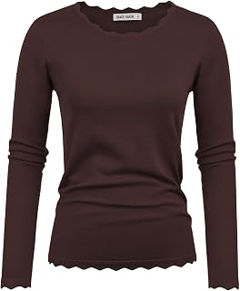 GRACE KARIN Long Sleeve Fall Sweaters for Women Trendy Business Casual Tops