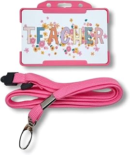 Teacher Roleplay Children's Novelty ID Card & Lanyard - Teacher Role play - Schools - Pretend Play - Imaginary Play
