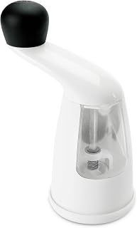 OXO Good Grips Lewis Pepper Mill | Pepper Grinder, Wooden Body, Rotating Handle, Adjustable Grind, Sharp Steel Mechanism, Top-Fill Design, Fresh Peppercorns