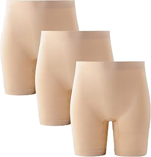 INNERSY Women's Cycling Shorts Under Dress Skirt Anti Chafing Pack of 3