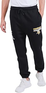 Ultra Game Men's NFL Official Super Soft Game Day Jogger Sweatpants